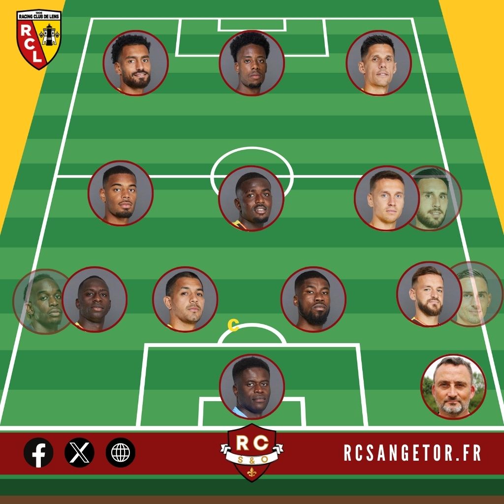 Le RC Lens en 4-3-4